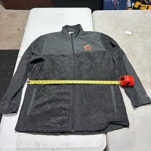 Champion Maryland Terrapins NCAA Retro Full Zip Fleece Jacket Mens Size XL